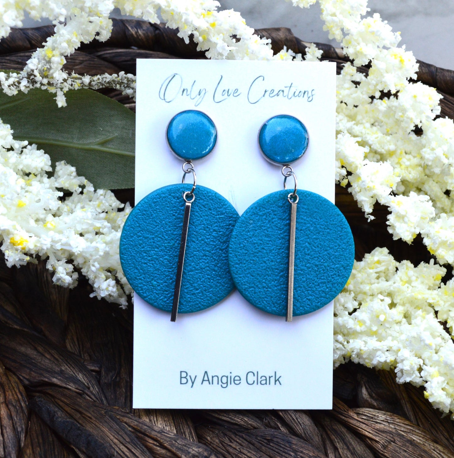 Colorful Round Bar Earrings available in Multiple Choices of Color