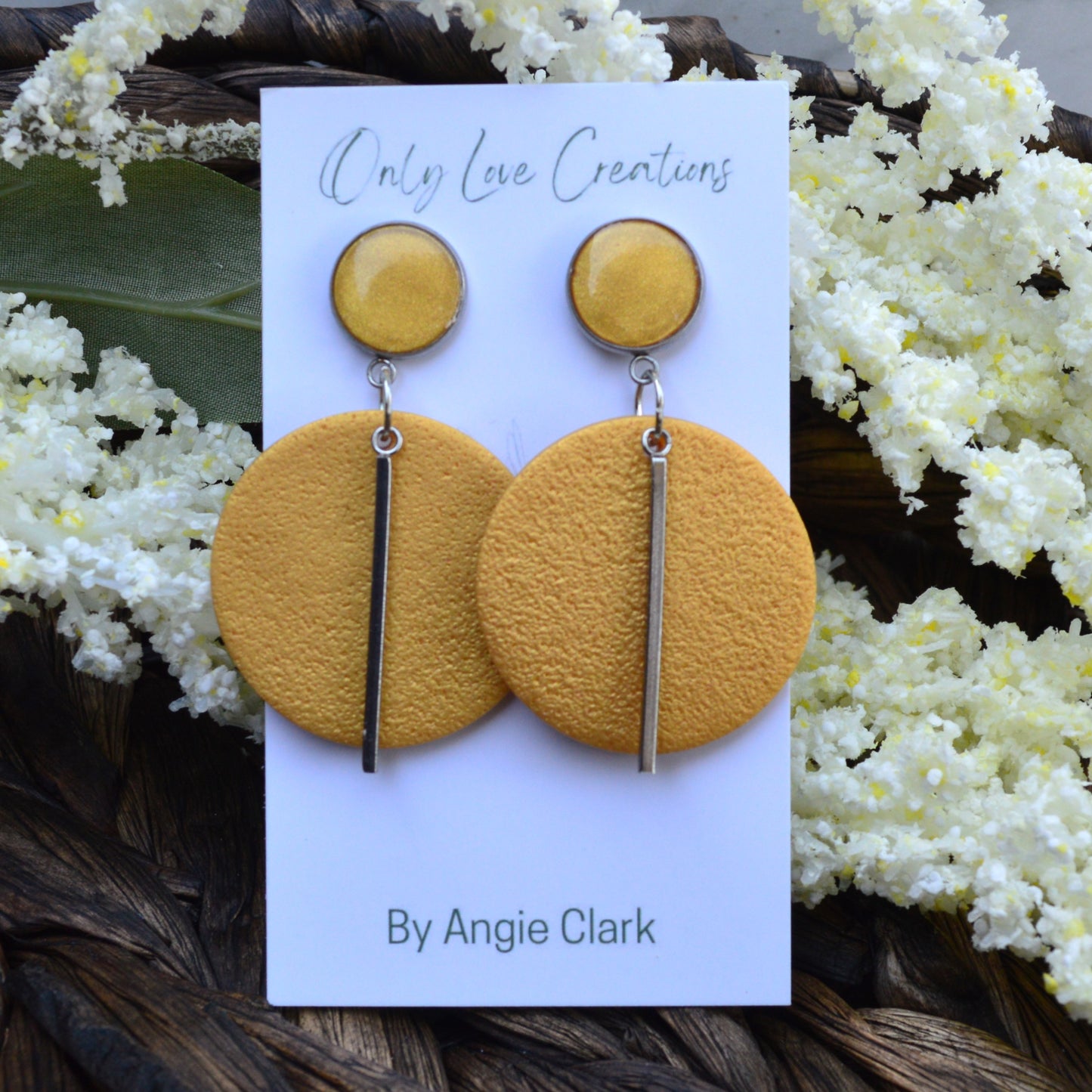 Colorful Round Bar Earrings available in Multiple Choices of Color