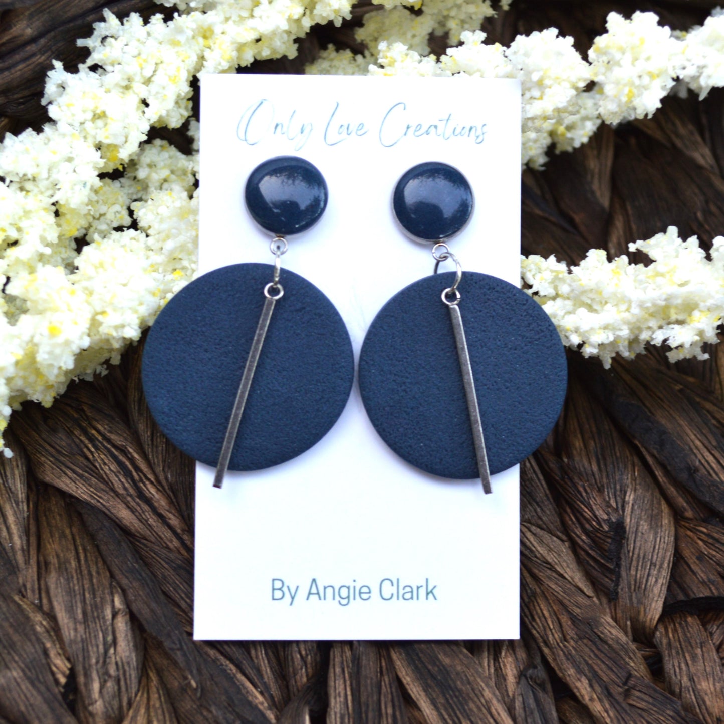 Colorful Round Bar Earrings available in Multiple Choices of Color