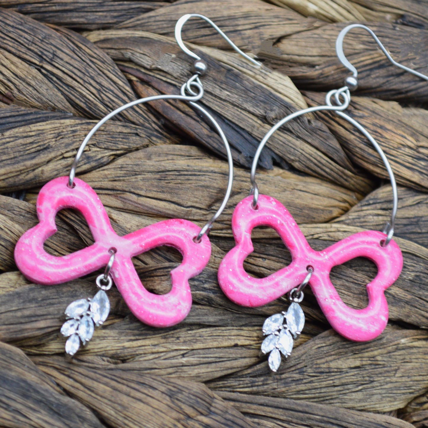 Everlasting Pinkies with Zircon Zing Earrings